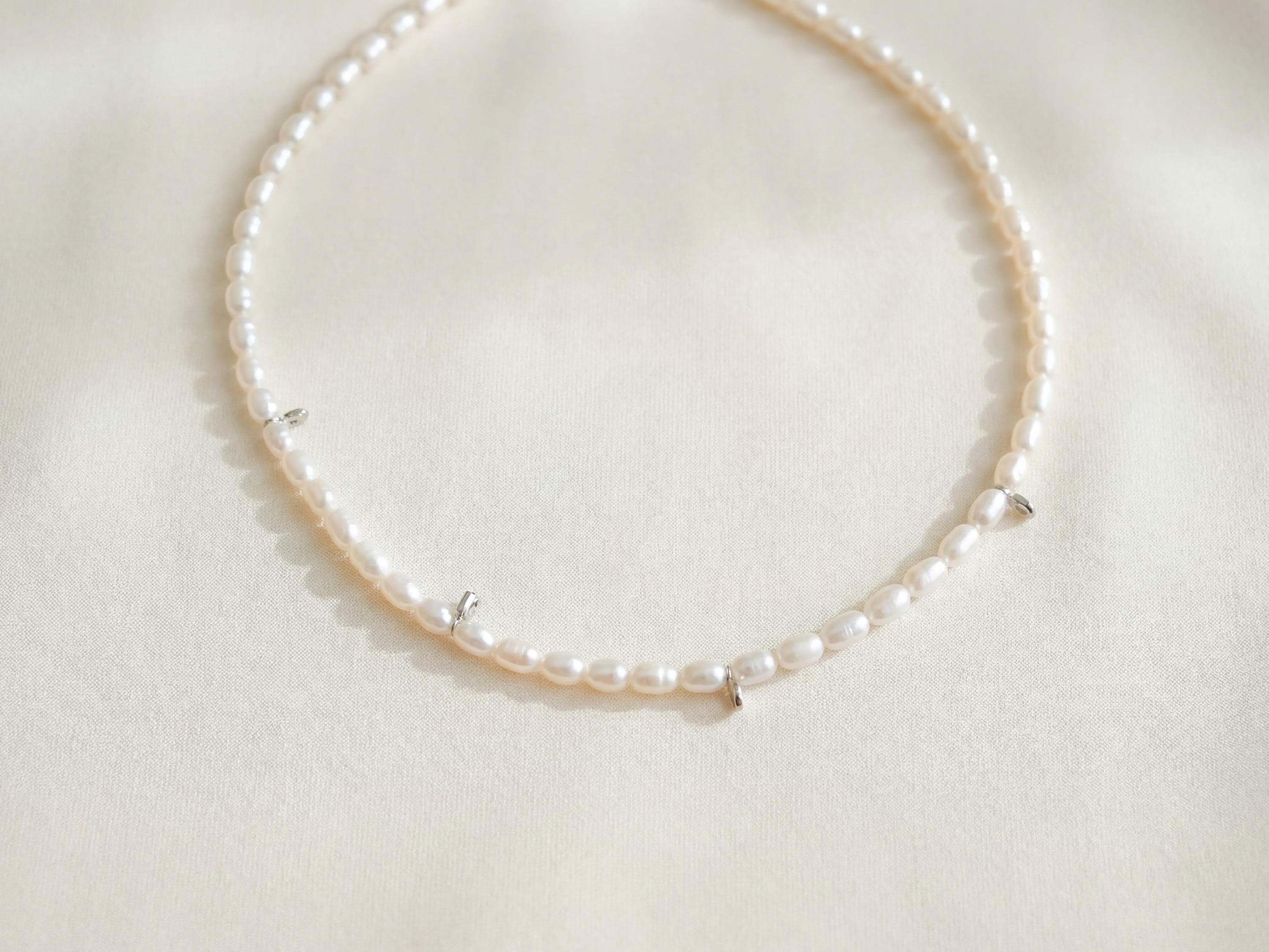 Freshwater Pearl Bead Necklace: AAA Grade, 16-17 inch