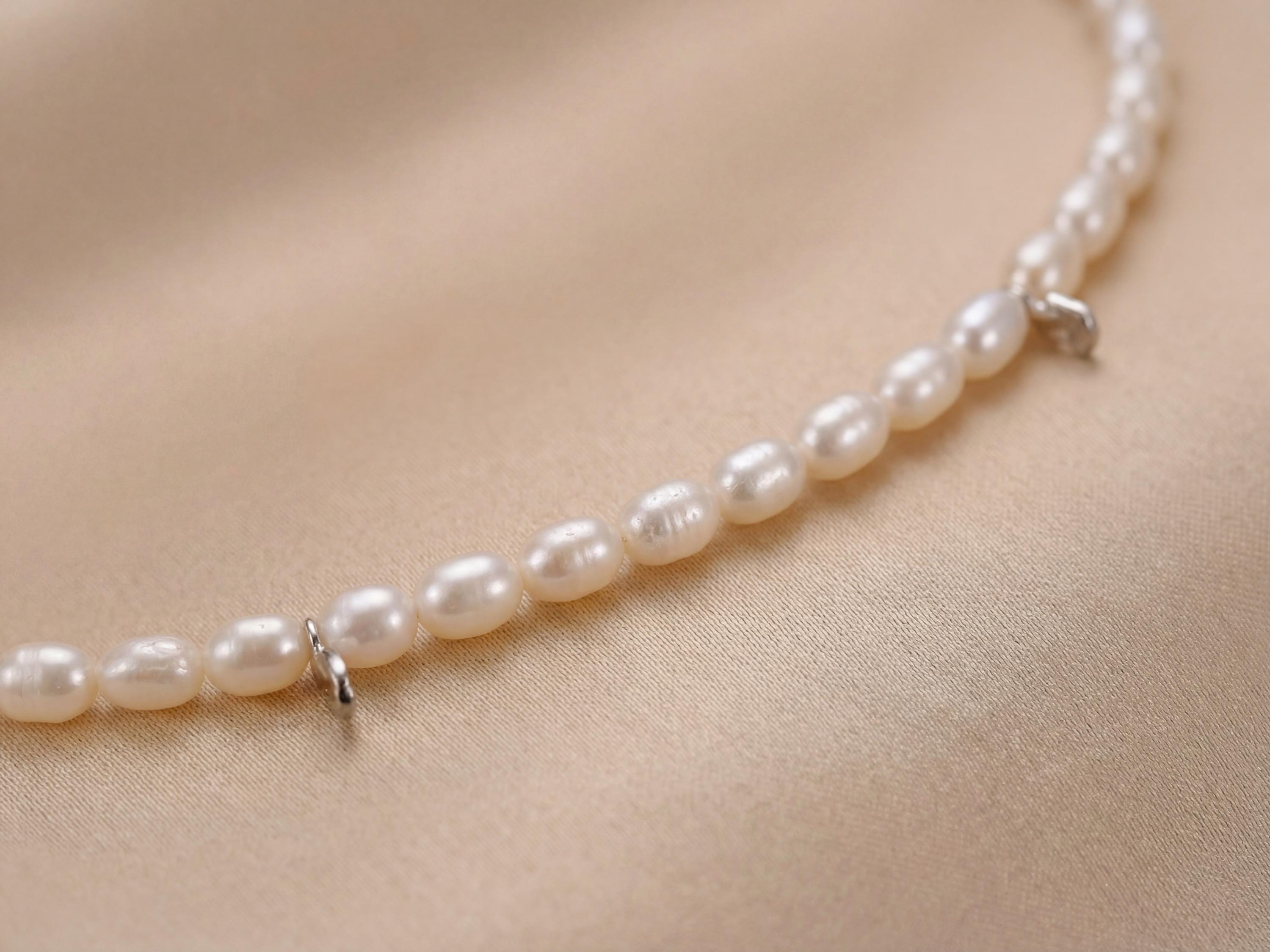 Freshwater Pearl Bead Necklace: AAA Grade, 16-17 inch