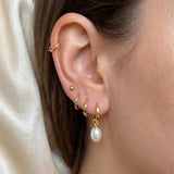 Pearl earrings listing image - Stacking look