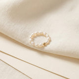 Pearl rings listing image - Flat lay luxury shot