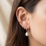 Pearl earrings listing image - Stacking look