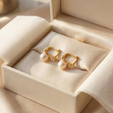 Pearl earrings listing image - Giftable lifestyle image
