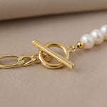 Pearl necklace listing image - Clasp and craftsmanship shot