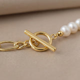 Pearl necklace listing image - Clasp and craftsmanship shot