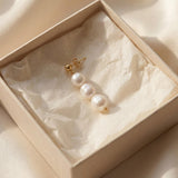 Pearl earrings listing image - Giftable lifestyle image