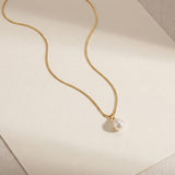 Pearl necklace listing image - Flat lay luxury shot
