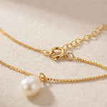 Pearl necklace listing image - Clasp and craftsmanship shot