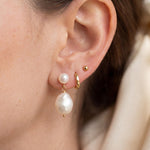 Pearl earrings listing image - Stacking look