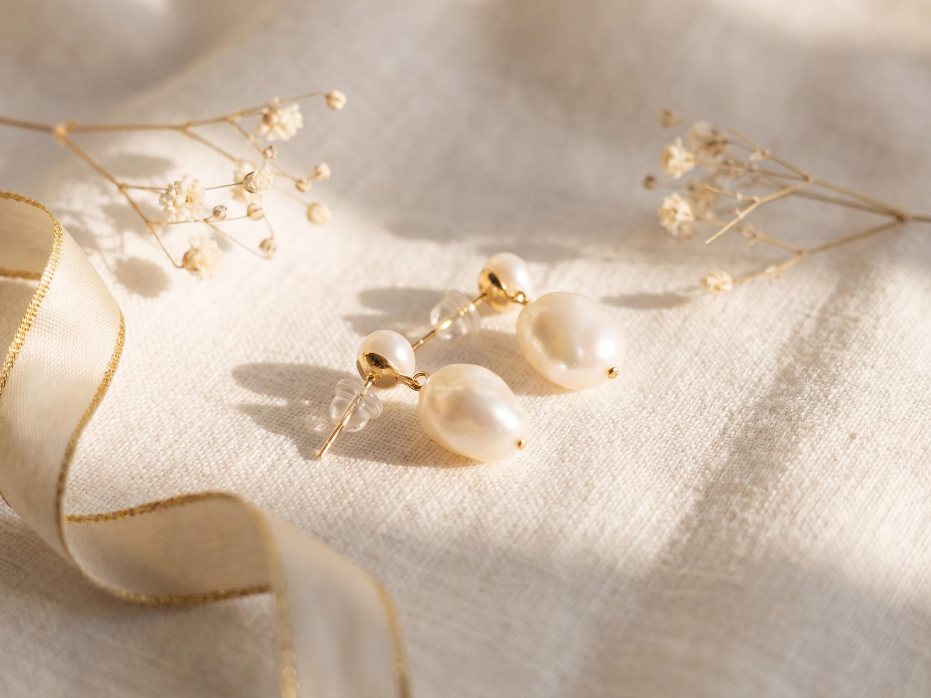 Pearl earrings listing image - Catbird-inspired romantic softness