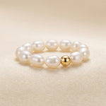 Pearl rings listing image - Clean studio close-up