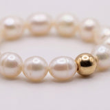 Pearl rings listing image - Macro pearl detail