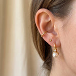 Pearl earrings listing image - Stacking look