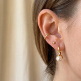 Pearl earrings listing image - Stacking look