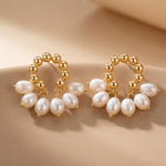 Pearl earrings listing image - Mejuri-like sculptural close-up