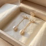 Pearl earrings listing image - Giftable lifestyle image