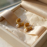 Pearl earrings listing image - Giftable lifestyle image