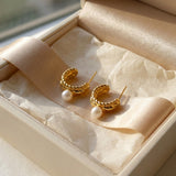 Pearl earrings listing image - Giftable lifestyle image