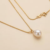Pearl necklace listing image - Clean close-up product shot