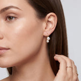 18K Gold Plated Freshwater Pearl Stud Earrings - Bridal Jewelry Gift for Her