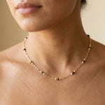 Pearl necklace listing image - On-neck lifestyle shot