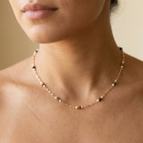 Pearl necklace listing image - On-neck lifestyle shot